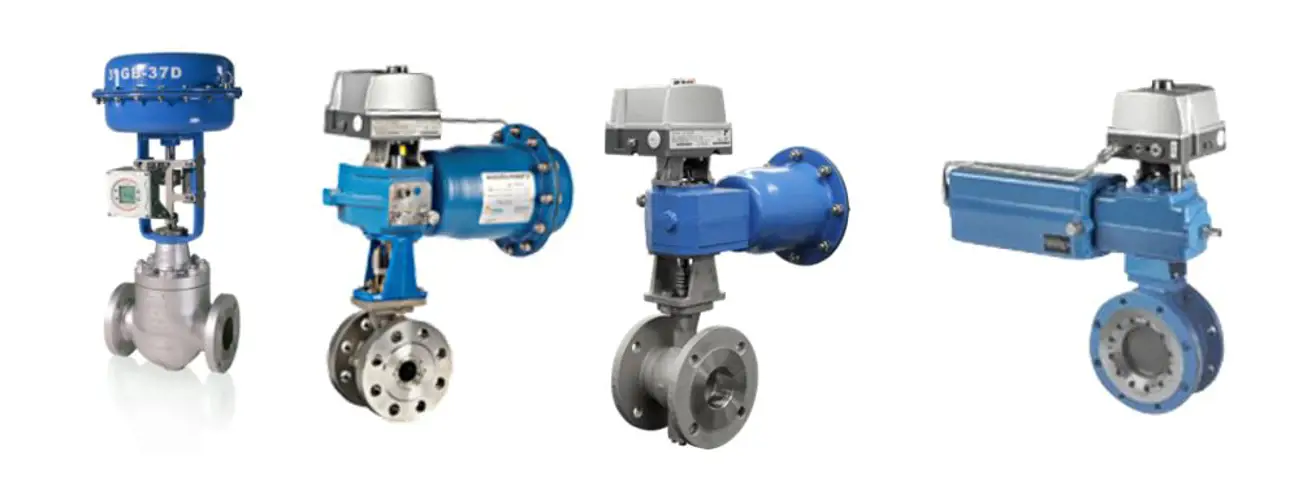 A line of Neles control valves