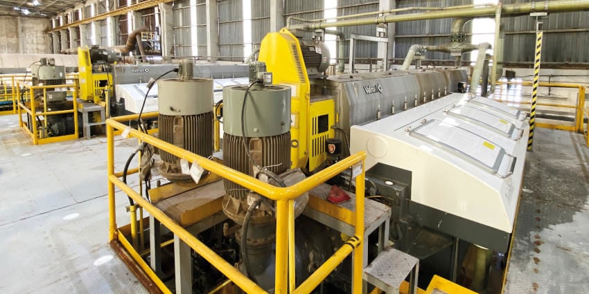 phoenix pulp and paper twin roll presses