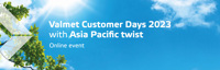 Tissue program: Valmet Customer Days with Asia Pacific twist, Online event, 26 September 2023