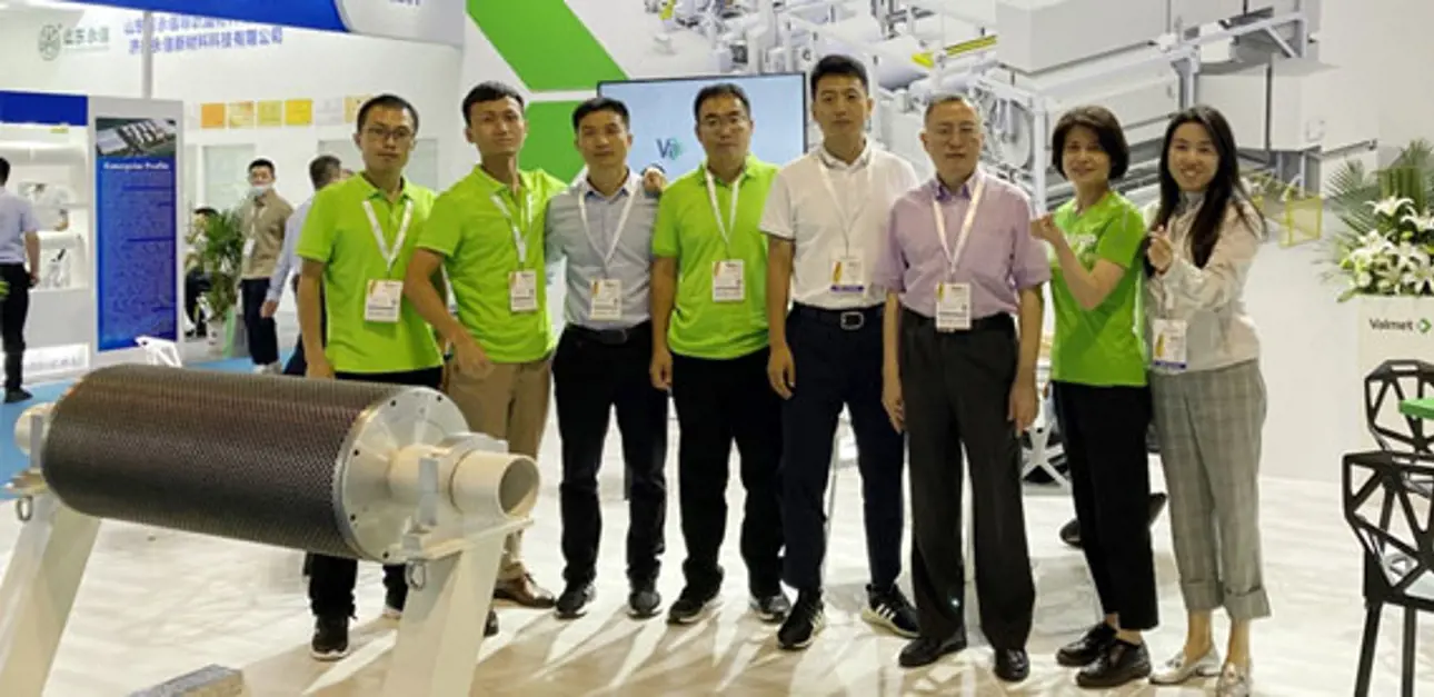 Valmet nonwovens team in Shanghai