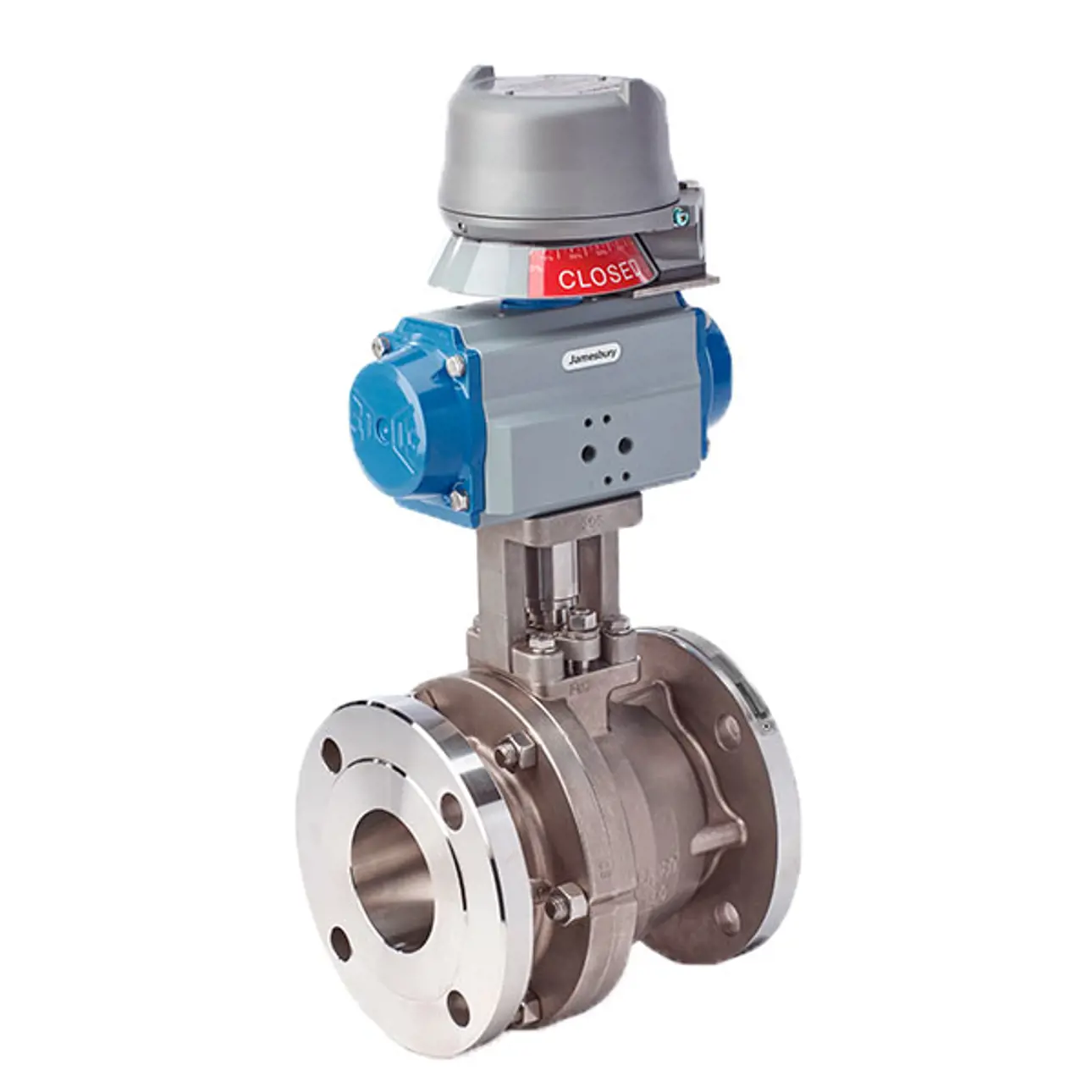 Jamesbury™ standard port flanged ball valve, series 7000 | Valmet