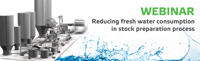 Reducing fresh water consumption in stock preparation process