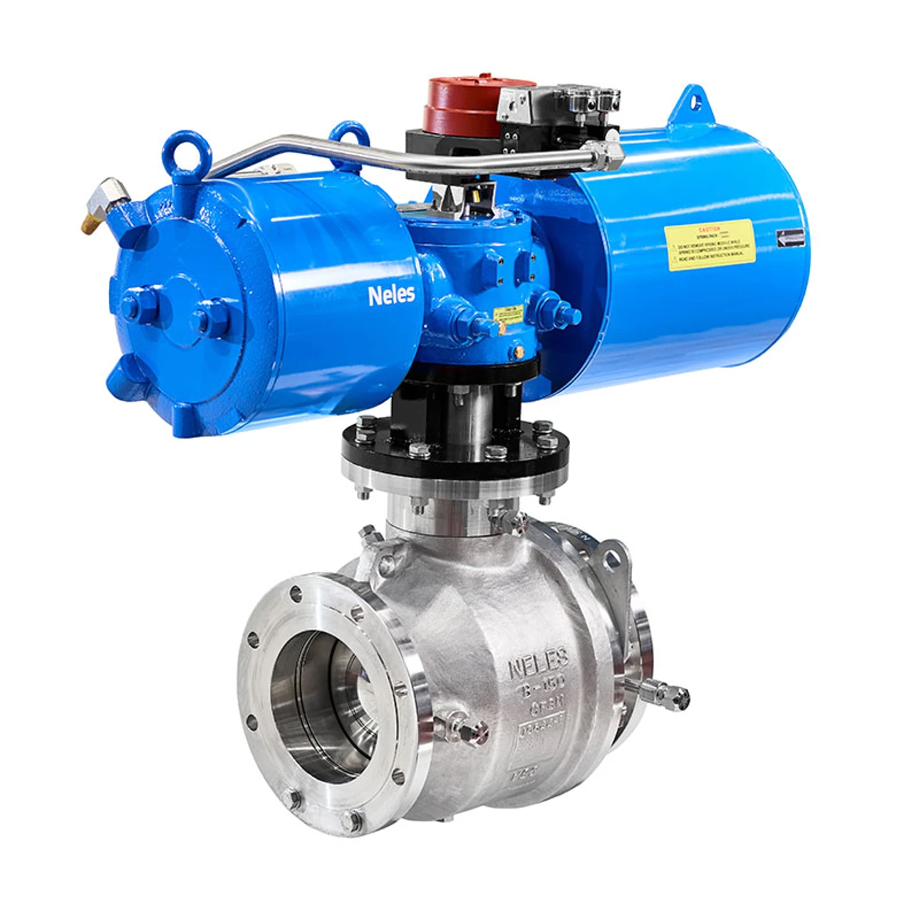 Neles™ soft seated trunnion ball valve, series 6D | Valmet