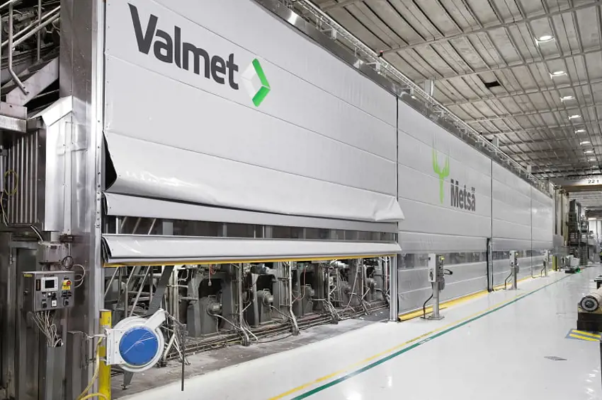 Valmet Fold-up Wall in Metsä Board's Simpele mill