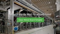 Metsä Board Simpele: Valmet Fold-up Wall for closed hood