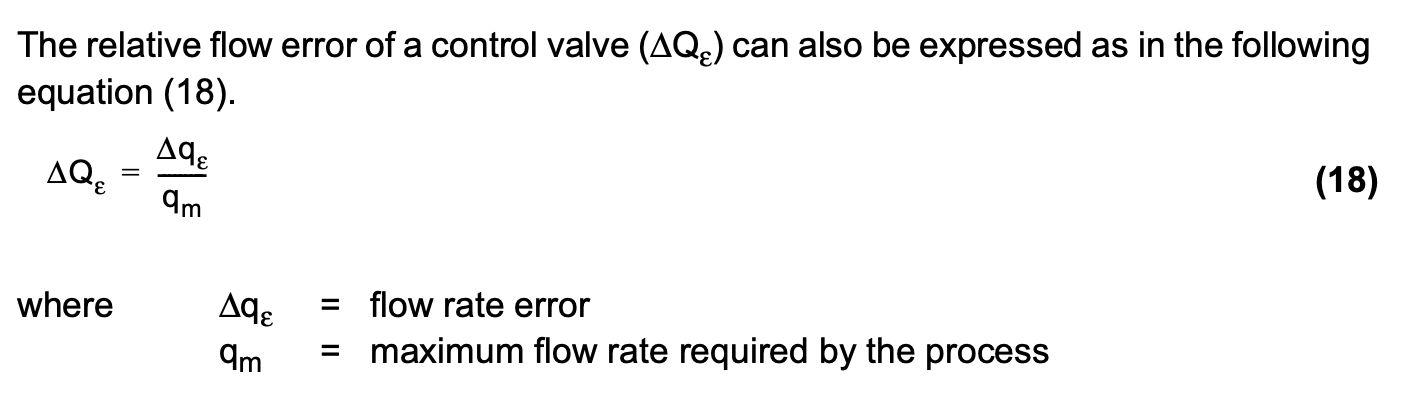 Flow Control Manual - Control Valve Installed Performance