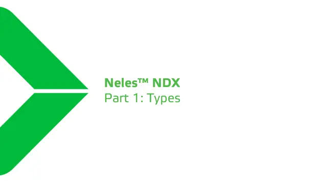 Neles™ NDX part 1 – Types