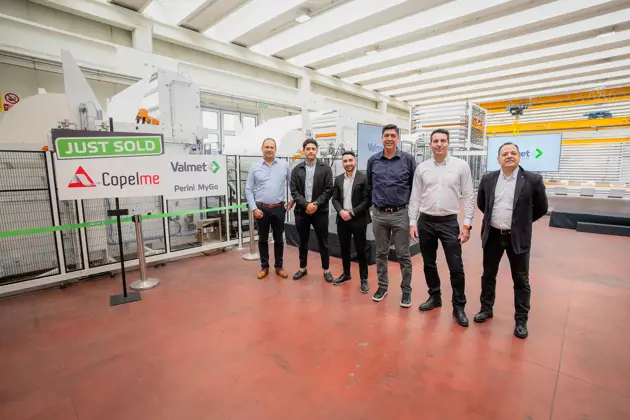 Copelme leverages Valmet's MyGo technology    to boost its production capacity 